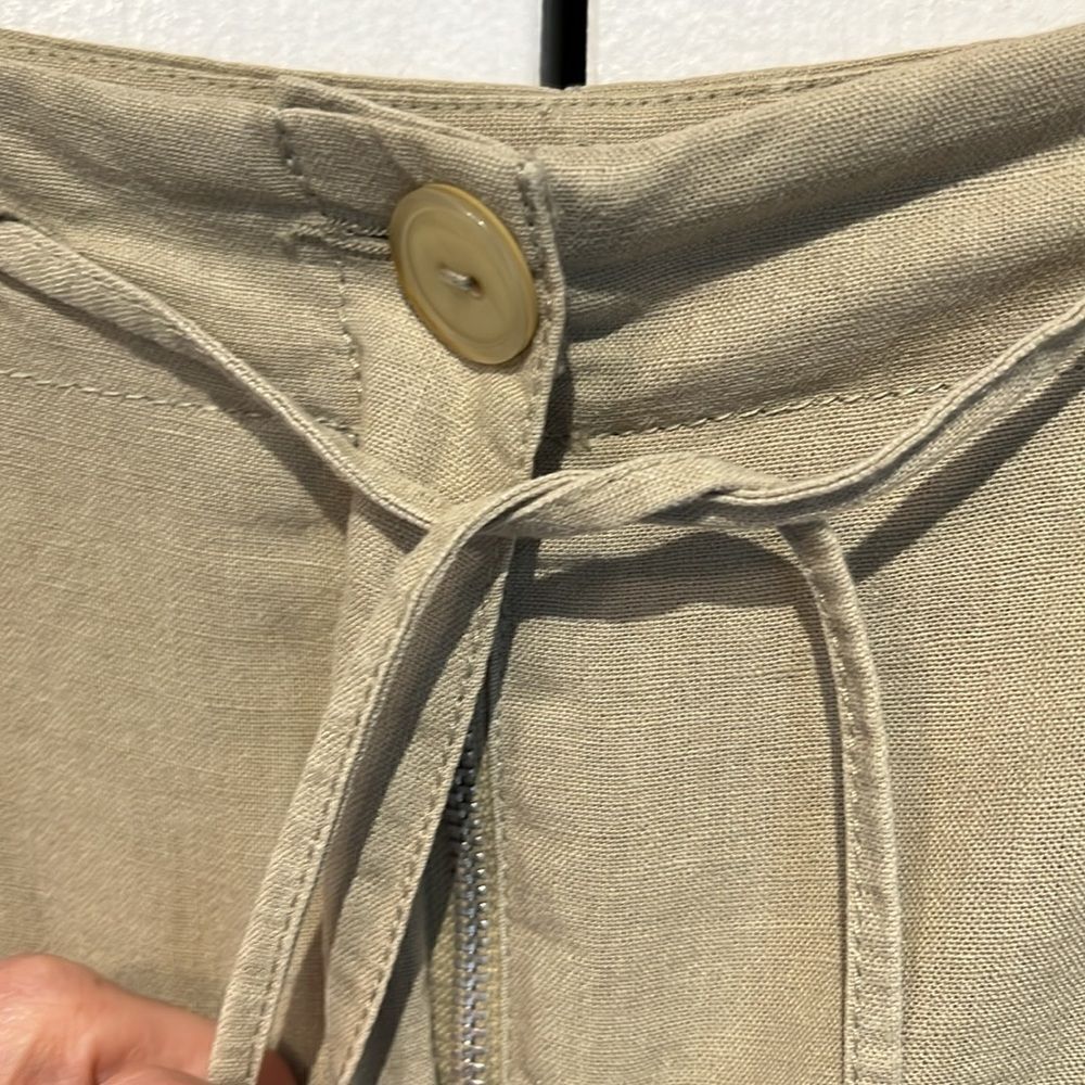 Vanilla || Tan Linen Blend Maxi Skirt Size 40 EU Size (M-L) US - Picture 3 of 14